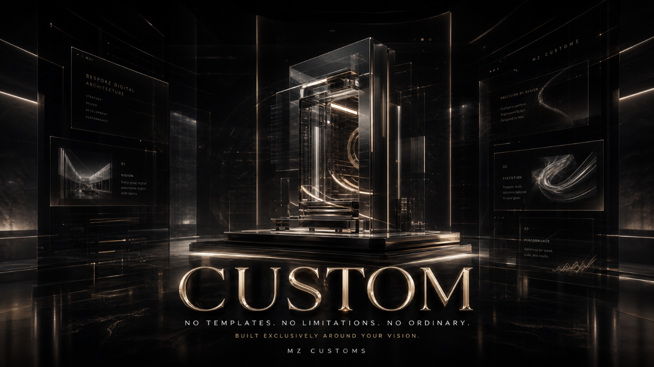 MZ Customs Custom package artwork